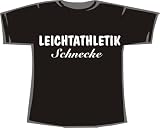Leichtathletik Schnecke, Frauen T-Shirt schwarz