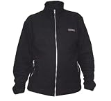 Lightweight Full Zip Micro Fleece Black