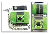 DC Comics Green Lantern Logo Tri-fold Chain Wallet