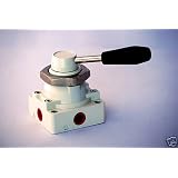 Buy 4 Way 2 Position Hand Operated Lever Pneumatic Air Valve 3 8 NPT