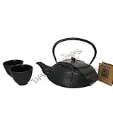 Black Cast Iron Tea Set Dragonfly #ts4/07
