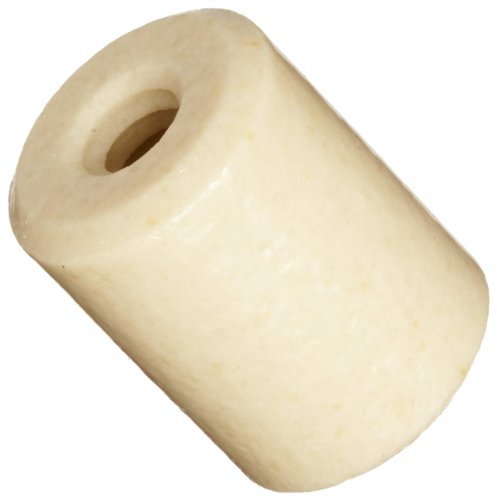RSTC-0632-08 Glazed Steatite Ceramic Standoff, #6-32 Internal Thread Size x 3/8 OD x 1/2 L