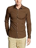 Belstaff Camisa Hombre Allendale (Marrón)