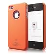 elago S4 Slim Fit Case for AT&T and Verizon iPhone 4 (Soft Feeling)-SF Orange + HD Professional Extreme Clear film + Logo Protection Film included