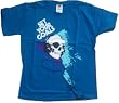 SET YOUR GOALS - Pirate Skull - Blue T-shirt