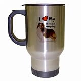 I Love My Shetland Sheepdog Sheltie Travel Mug