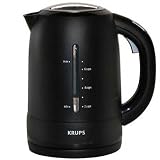 KRUPS FLF2J4 Cordless Electric Kettle, Black