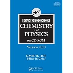 CRC Handbook of Chemistry and Physics CD-ROM, Version 2010