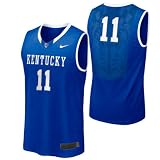 John Wall Kentucky #11 Nike Twill Basketball Jersey - Blue