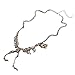Towallmark(TM) Steampunk Goth Alloy Dinosaur Skeleton Dead Tyrannosaurus T-Rex Charm Necklace (Black)