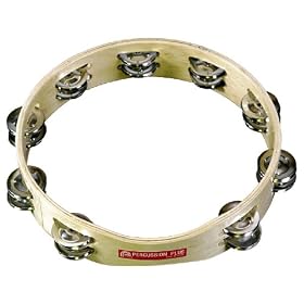 Percussion Plus Tambourine - 10 double row, headless by 