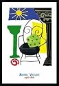 Bild mit Rahmen: Muriel Verger, Capri Chair, 60 x 90 - Aluminium Basic M: Schwarz matt