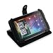 Navitech Exekutive Schwarze 100% Premium Bycast Leder Flip Tragetasche Mit Einstellbarem St�nder F�r Das HTC Flyer 7 Zoll Android PC Tablet 16GB 32GB 64GB 3G Und WiFi