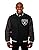 Oakland Raiders Men's Wool Jacket with Hand Crafted Leather Team Logos