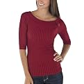 Juniors' Mossimo Supply Co. 3/4 Sleeve Pullover Sweater - Red