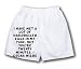 White Boxer Short with I have met a lot of hardboiled eggs in my time, but you re twe...