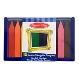 Melissa & Doug Jumbo Triangular Crayons (10 pc)