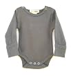 L'ovedbaby Gloved-Sleeve Bodysuit, Gray 0-3 Months