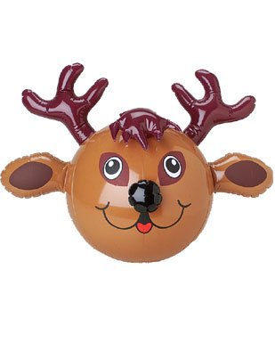 Large Festive Inflatable Reindeer Christmas Decoration