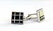 Cufflinks - Mother of Pearl Black Boxes