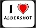 I Love Aldershot Decorated Mouse Pad