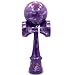 Full Purple & Silver Metallic Kendama With Extra String