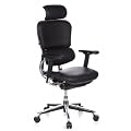 HJH Office/Buerostuhl24 652200 B�rostuhl / Chefsessel Ergohuman Leder, schwarz