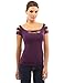 PattyBoutik Women's Cut Out Stretch Blouse Top