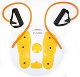 GSI Quality Figure Trimmer Balance Musical Twist Board With Heavy Resistance Bands - For Diet, Weight Loss And Keeping Fit
