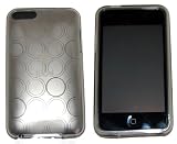 KingCase Apple iPod Touch - 2nd & 3rd Generation * Soft Case * Circles (Grey) 8GB, 16GB, 32GB, 64GB