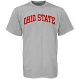 Ohio State Buckeyes Ash Horizontal Arch Logo T-shirt