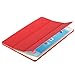 Besdata Ultra Thin Magnetic Smart Cover,Auto Wake/Sleep Function,Translucent Back Case for 2013 iPad Air with Screen Protector,Cleaning Cloth,Stylus (Red)