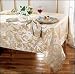 Harmony Scroll Tablecloth White -70 round