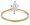 10k Yellow Gold Marquise Solitaire Diamond Engagement Ring (1/2 ct, J-K Color, I2-I3 Clarity), Size 6