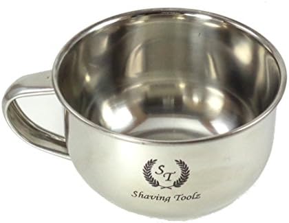 Shaving Toolz Small Stainless Steel Cup with Handle