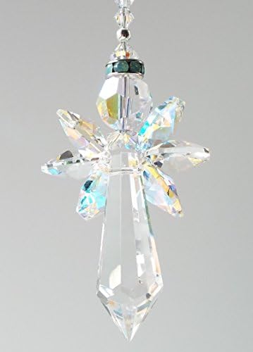Swarovski Crystal Angel Ornament Sun Catcher ~ Spring ~ Native American Made