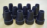 1 Dozen Crutch Tips Black (12 Each)