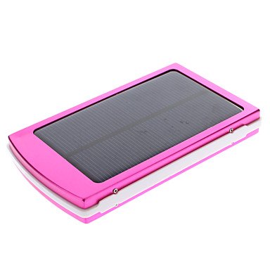 10000mAh MultiOutput Solar External Battery Rose for Photo