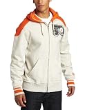 NHL Men's Philadelphia Flyers Classics Full Zip Fleece Hood (Grey, X-Large)