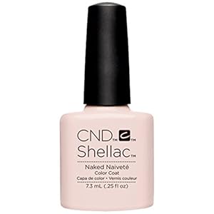 CND Shellac Nail Polish, Naked Naivete, 0.12 lb.
