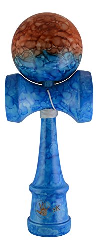 5K Kendama - Ocean Sunset Watercolor, Extra String Included