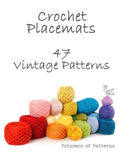 Crochet Placemats: 47 Vintage Patterns
