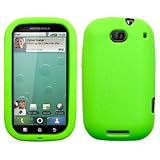 Green Silicone Case / Skin / Cover for Motorola Bravo / MB520
