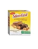 Slim-Fast Protein Snack Bars, Whipped Caramel Nougat, 1.0-Ounce Bars in 5-Count Boxes (Pack of 8)