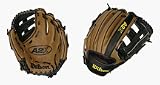 12 A2K  Reinforced Dual-Post Web Infielder's Baseball Glove from Wilson (Worn on the Left Hand