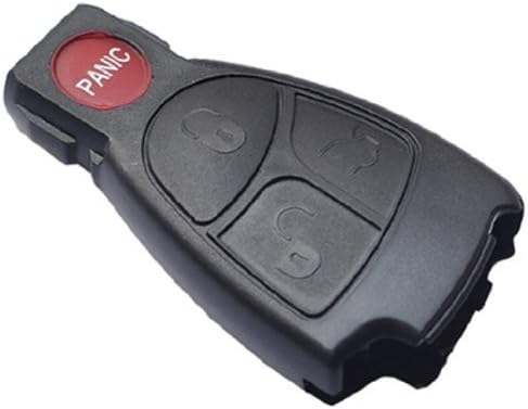 For 2008 Mercedes-Benz C350, E320, GL450, GL550, R320, SLK280 4 Buttons New replacement Keyless Remote Entry Key fob Case Shell (3+1panic, Just a Empty Key shell, No chips inside)