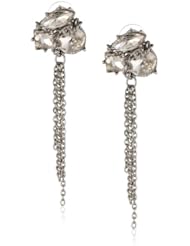 Isaac Mizrahi "Bling Bling" Multi-Bling Chain Drop Earrings