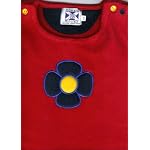 Fleece A-line 'Poppy' dress red 2-3 years