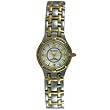 Armitron Women's Gold-Tone and Silver-Tone Round Dial Dress Watch with Date Display