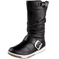 Skechers 47056 BLK Playgirls Rave, Damen Stiefel
